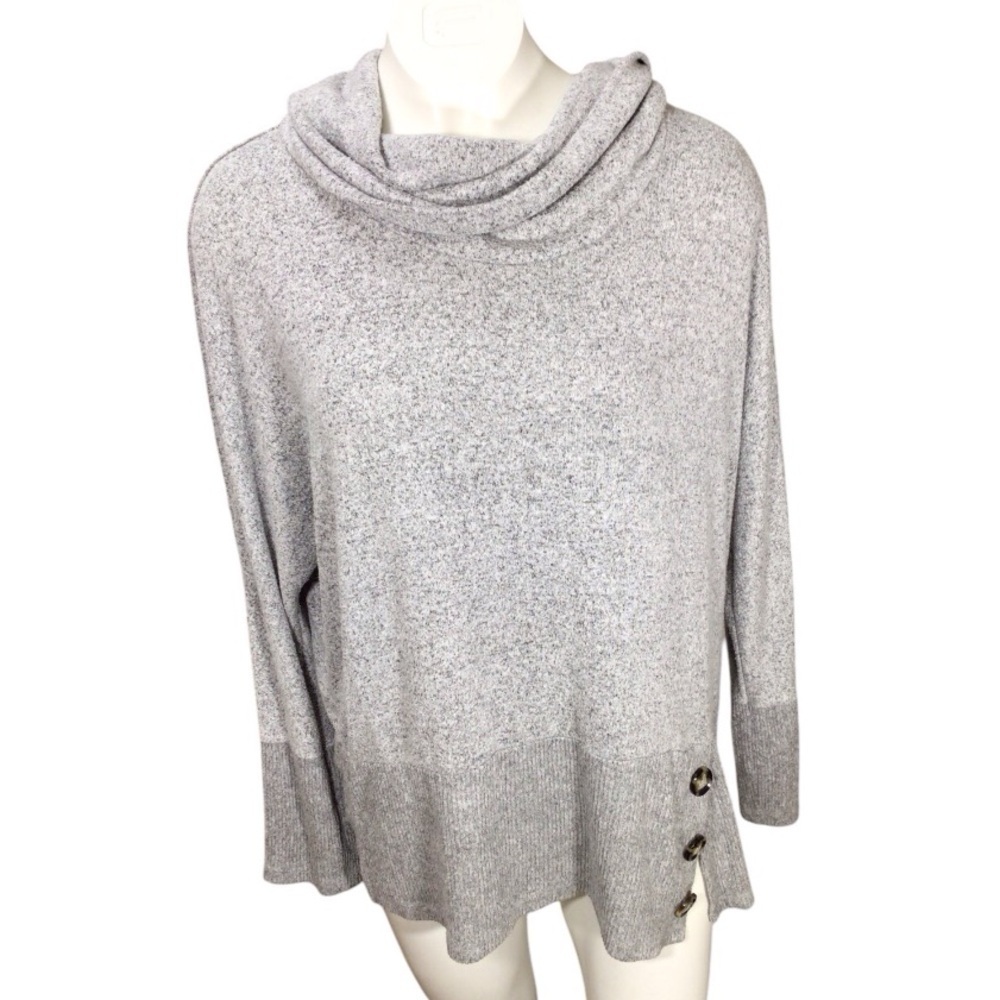 Parallel Skies Cowl Neck Sweater EUC size XL